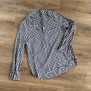 Aerie Flannel Check Button Up